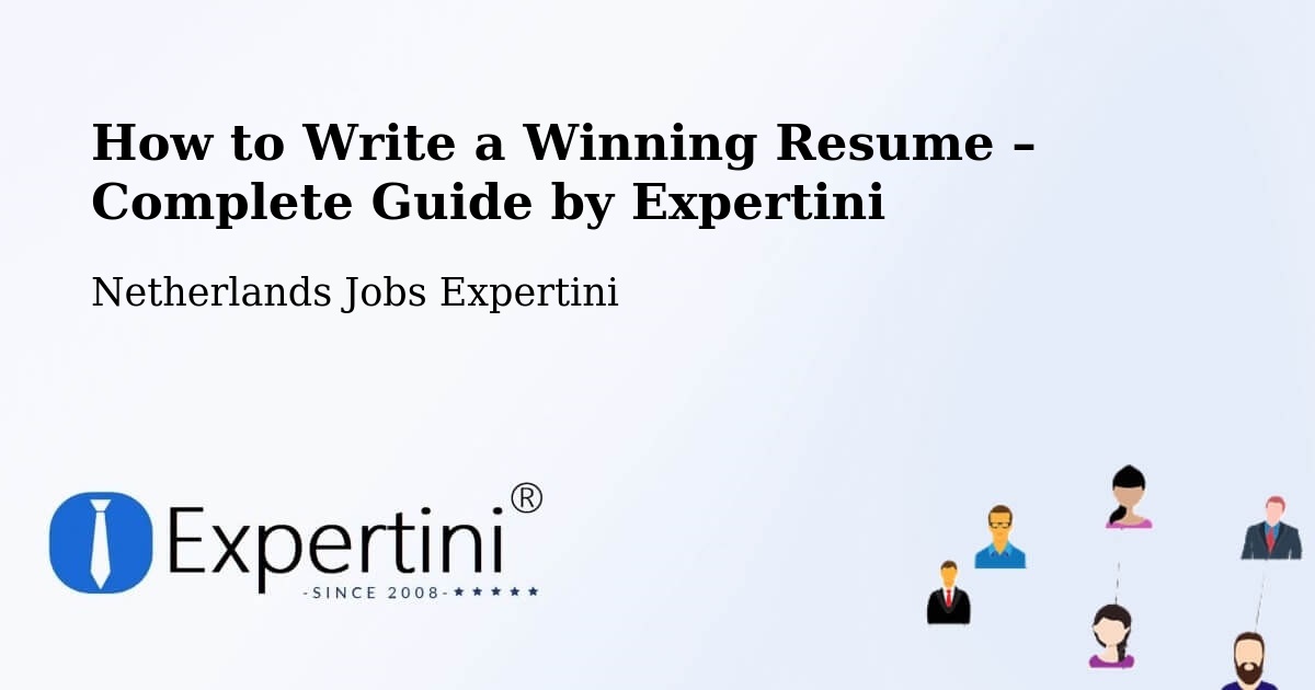 Resume Writing Guide for Job Seekers – 'T Kabel - 'T Kabel, Netherlands Jobs Expertini