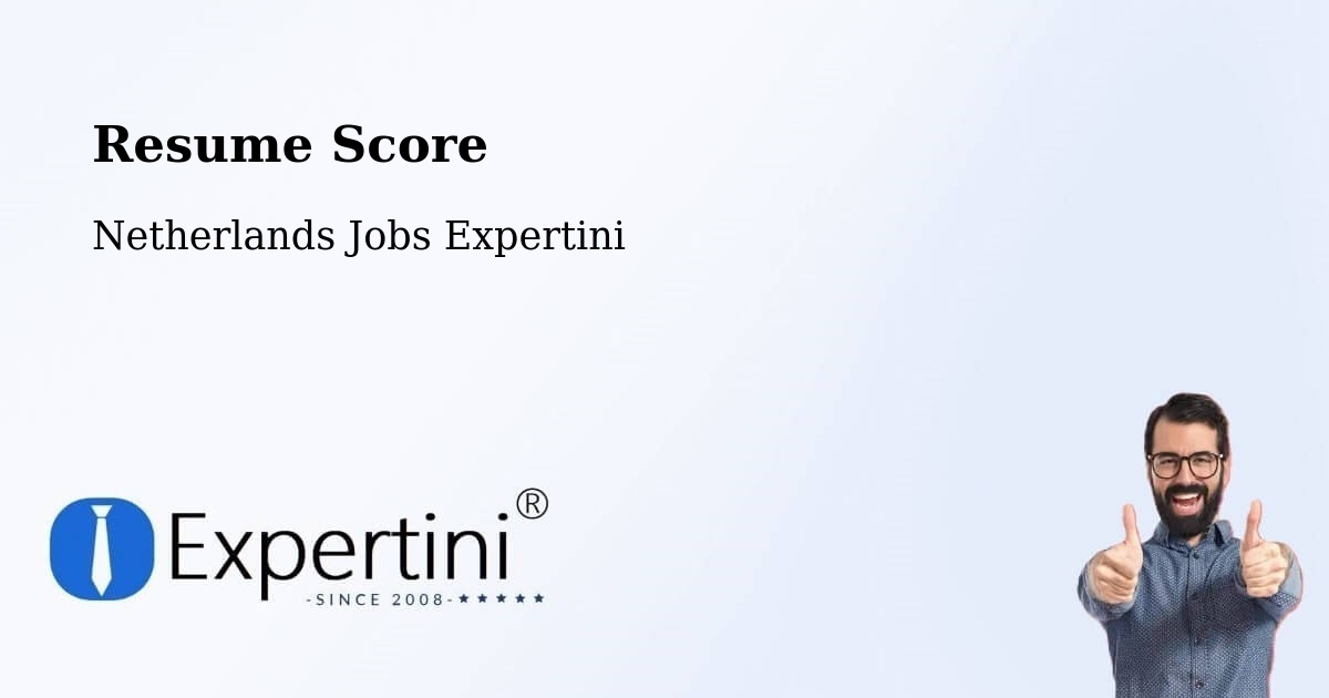Resume Score & Job Description Match Tool – 'T Kabel - Netherlands Jobs Expertini